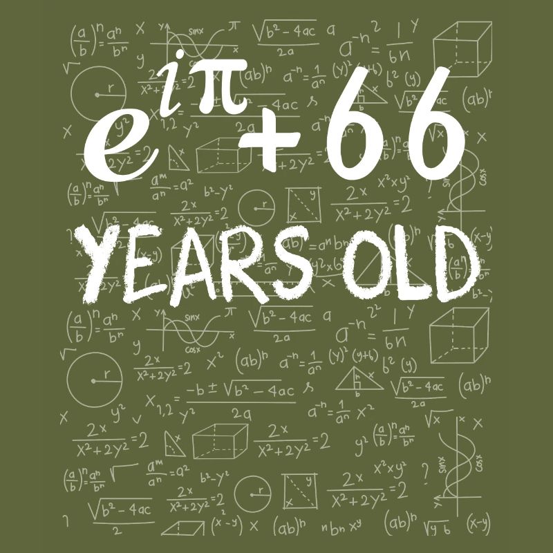 65th birthday 65 years Euler Identity math gift