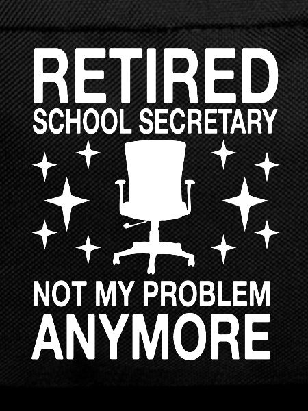 School Secretary Retired Outfit