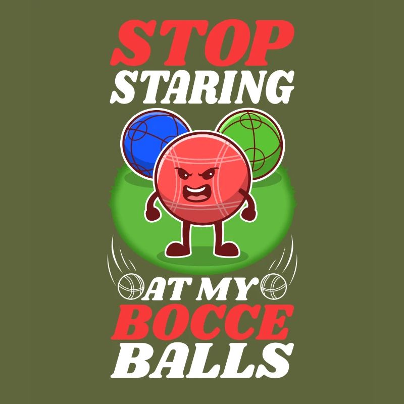 Arrête de regarder mes boules de pétanque