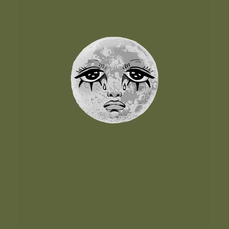 Whimsigoth Celestial Soft Grunge Sad White Moon