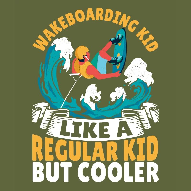 Wakeboarding Kid Like A Regular Kid But Cooler