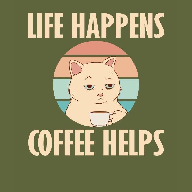 La vie arrive, le café aide les