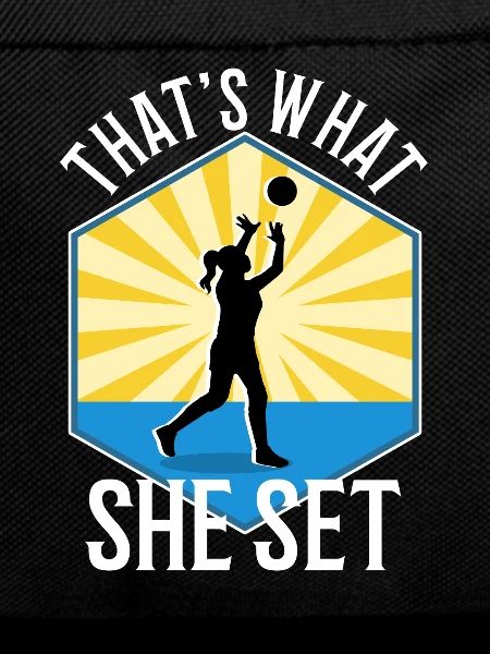 Thats what she set volleyball