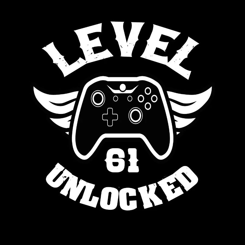 Level 61 Unlocked 61 Geburtstag