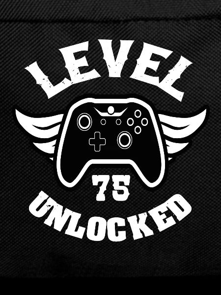 Level 75 Unlocked 75 Birthday