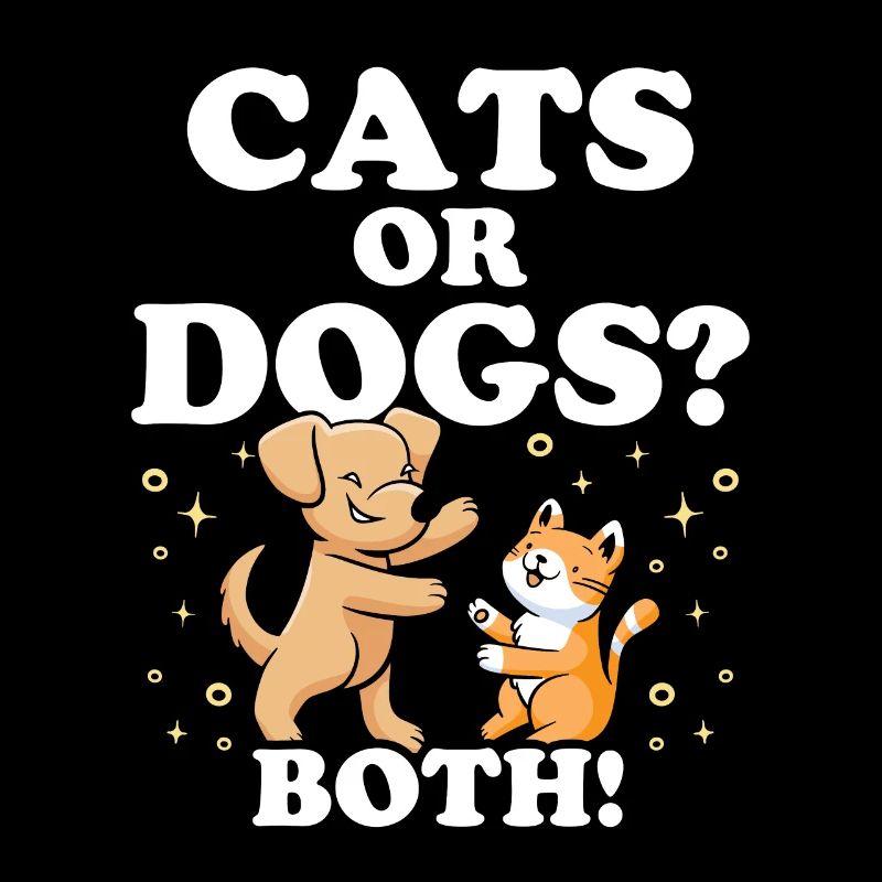 Katzen Oder Hunde Beide Liebhaber Hund Katze