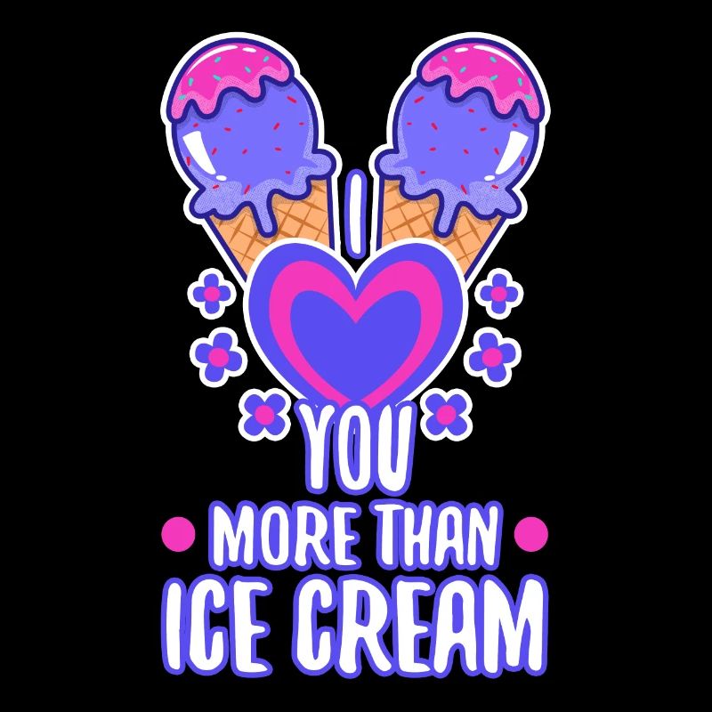 Je t’aime plus que de la crème glacée