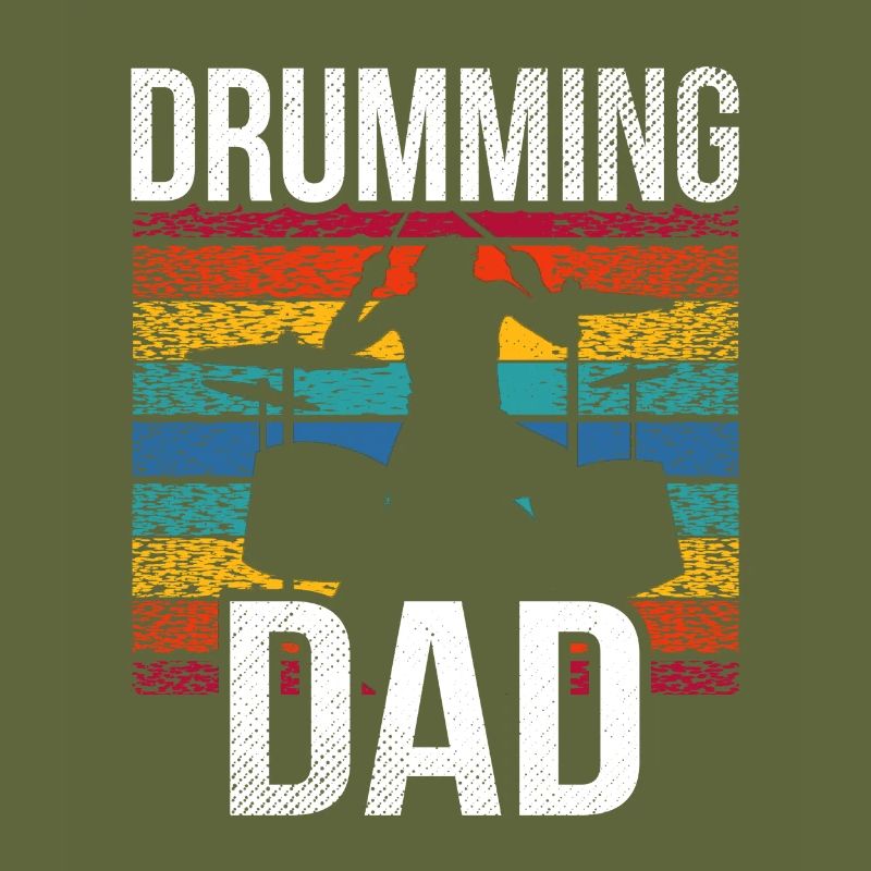 Drummer Father Drumming Drums