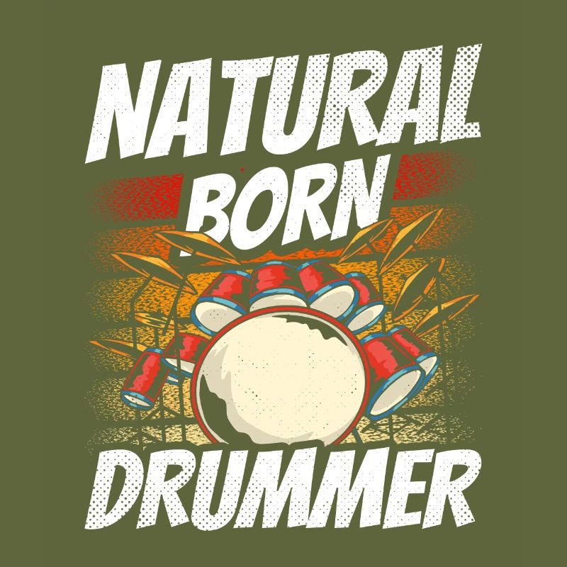 Un batteur né, batteur, batteur, kit de batterie