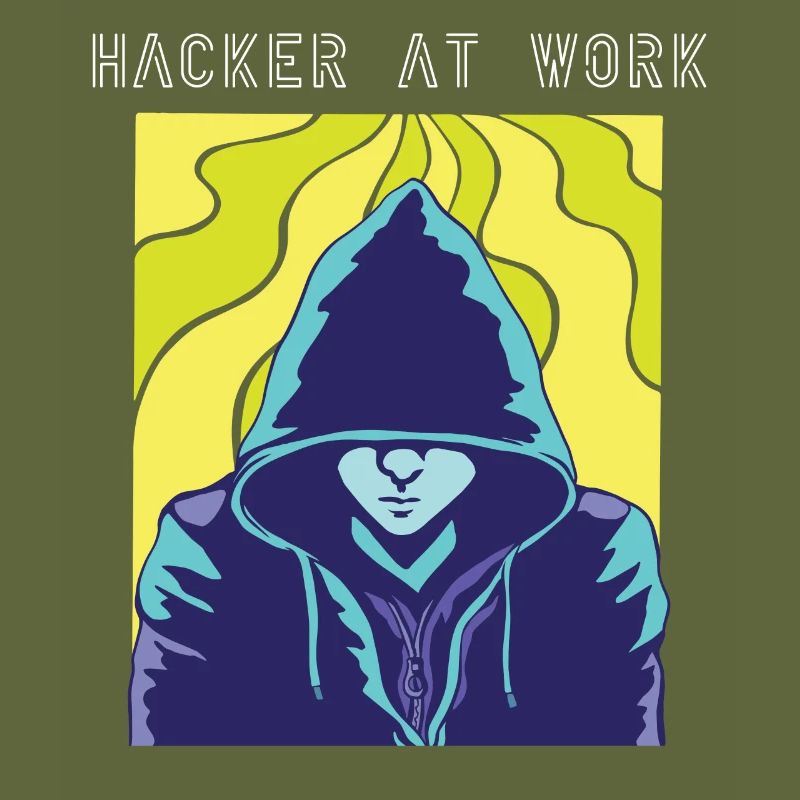 Hacker at work
