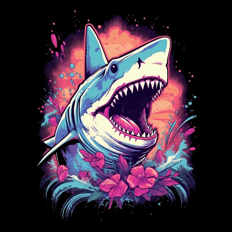 Fleur de requin Oceanographe Plongeur Cadeau