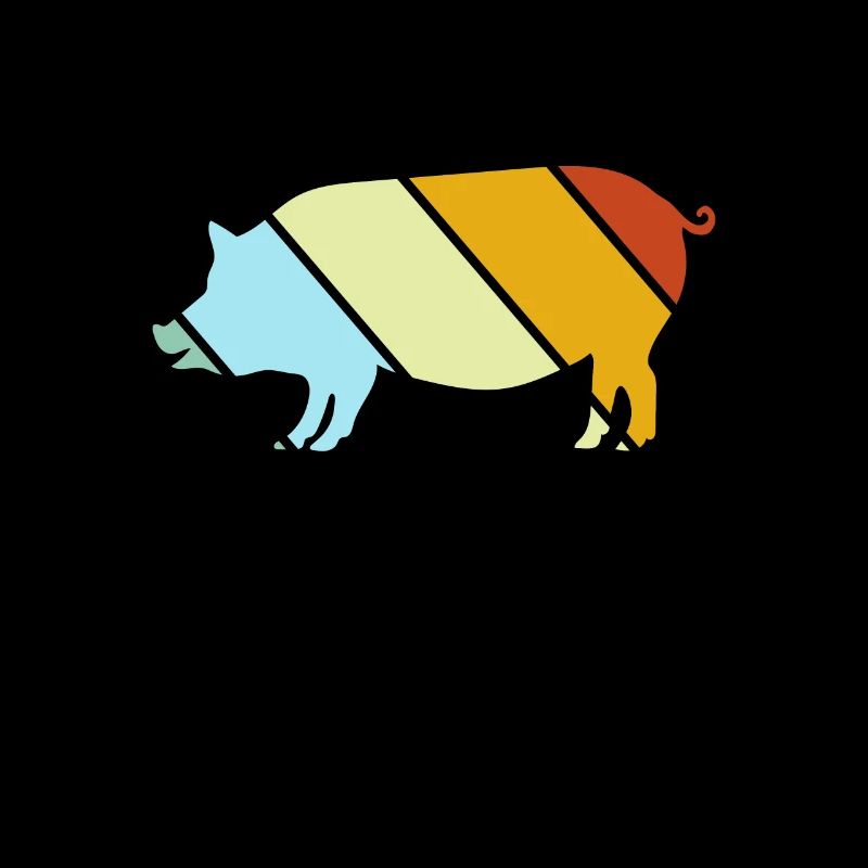 Schwein Retro