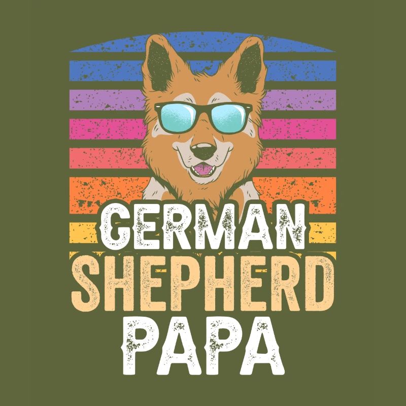 German Shepherd Daddy Lover Cute Pet