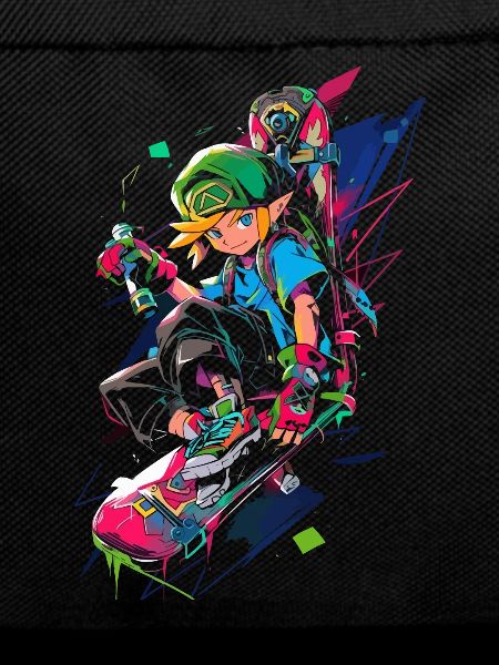 Legendärer Waldjunge: Cooles Boarder Gaming-Design