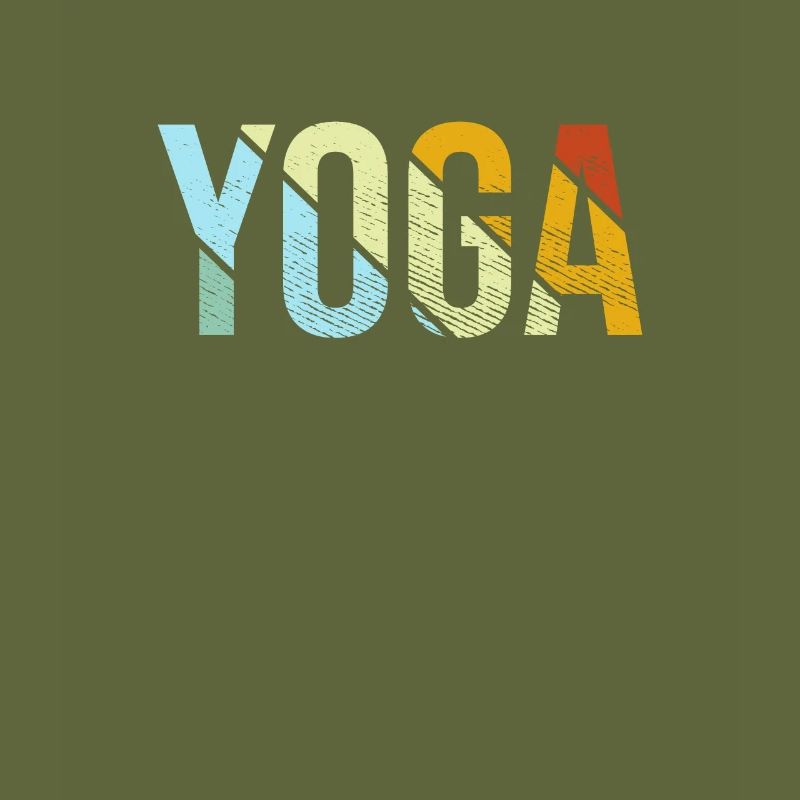 Yoga Retro lettering