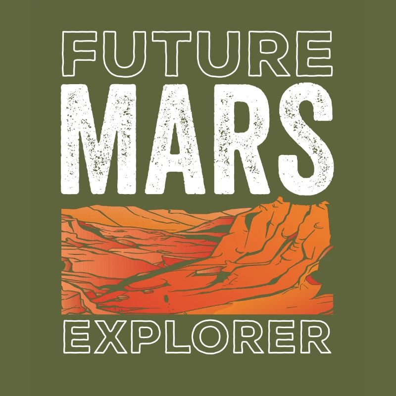 Future Mars Explorer Astronaut Planet