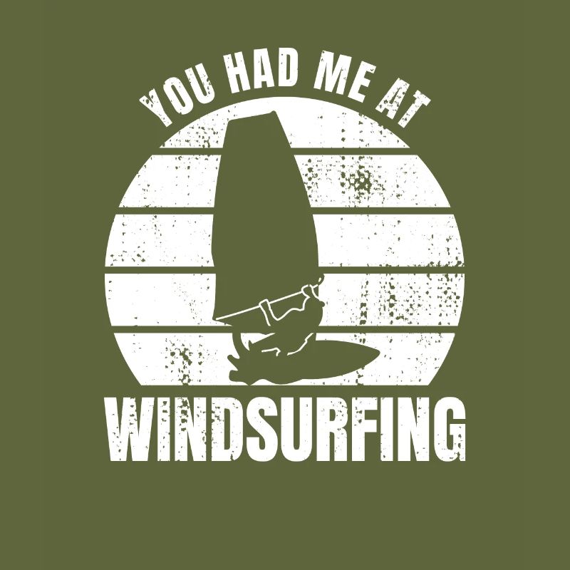 Lustiger Windsurfer Spruch