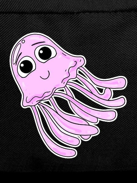 Jellyfish motif pink