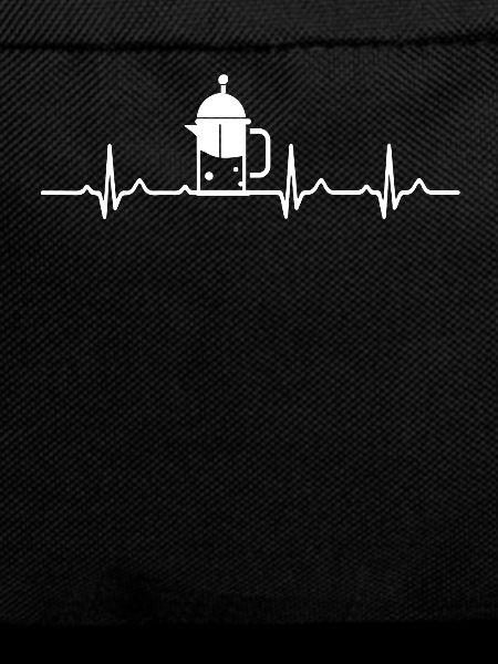 French coffee press heartbeat