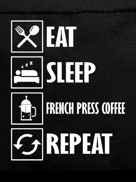 French pressed coffee