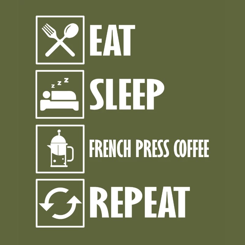 French pressed coffee