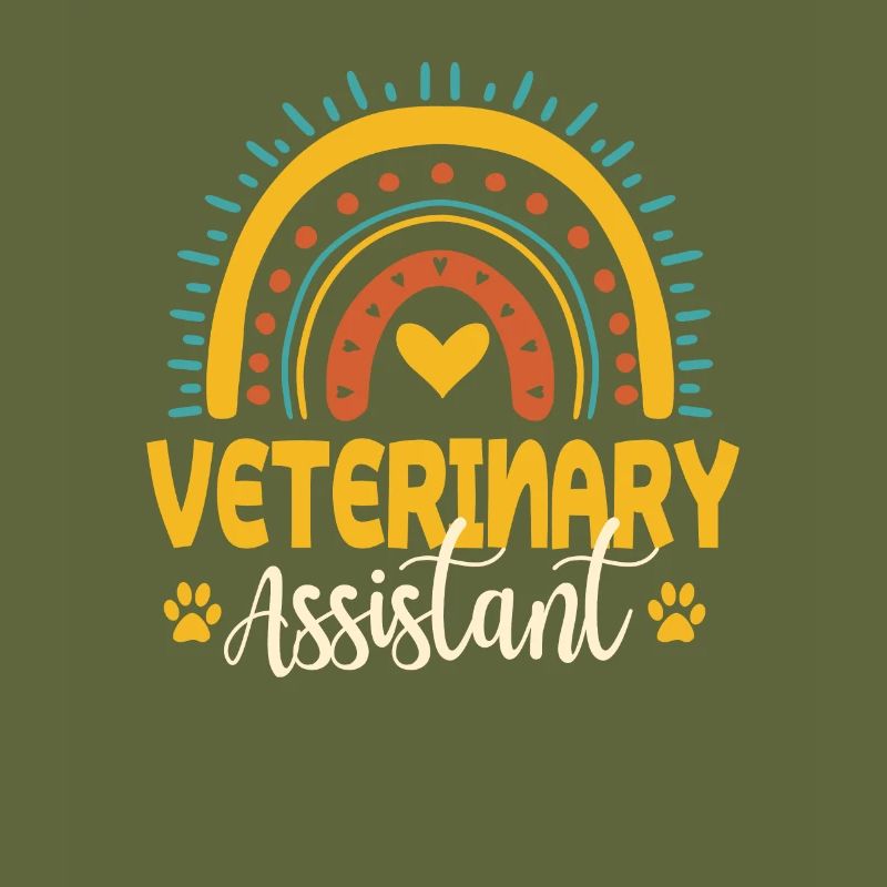 Conception d’assistant vétérinaire mignon