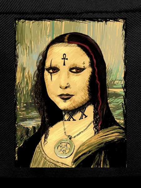 Gothic Goth Mona Lisa