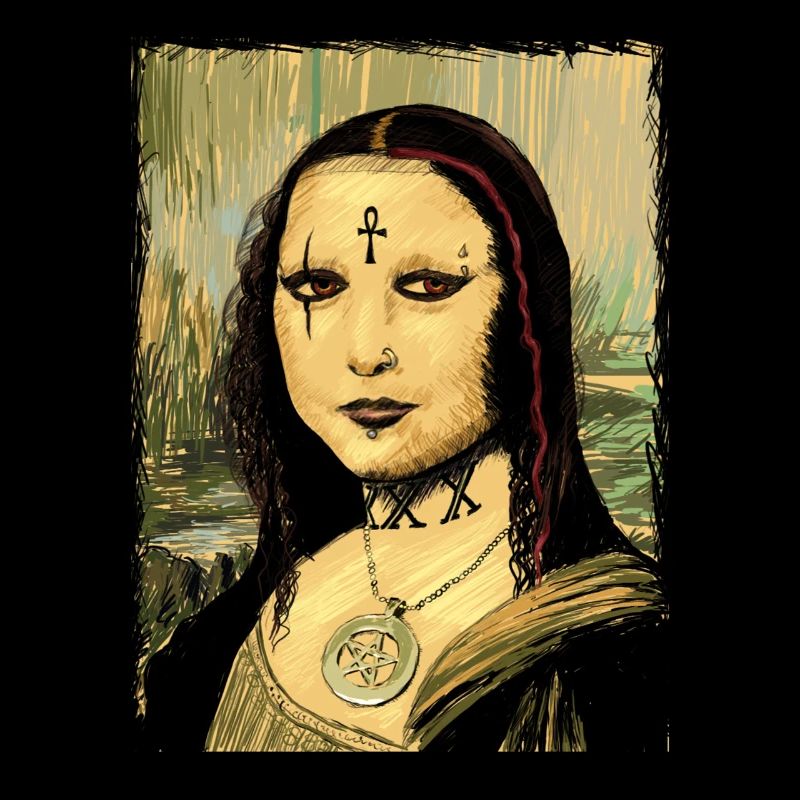 Gothic Goth Mona Lisa