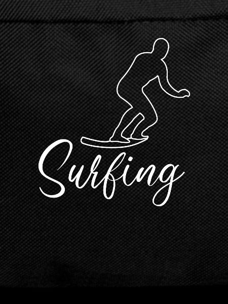 Surfing Surfer comic style