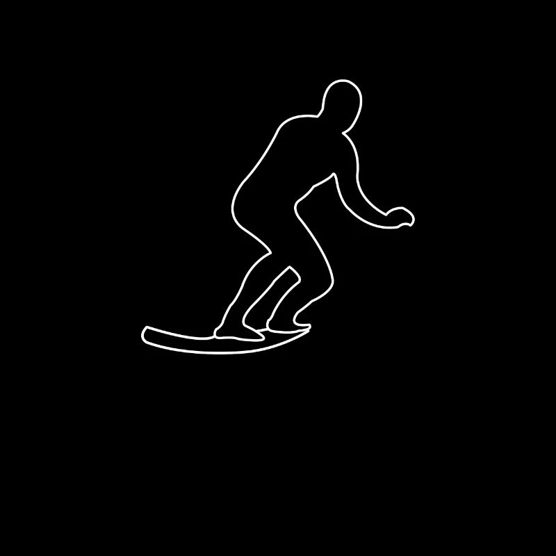 Surfer comic style