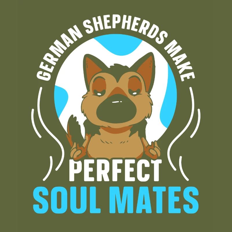 Deutsche Schäferhunde Perfekte Seelenverwandte Süß