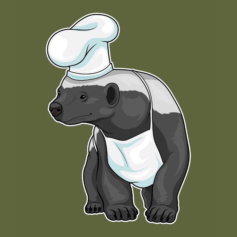 Honey Badger Cook Chef's Hat