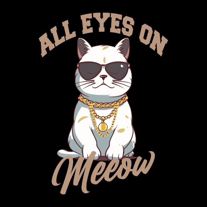 All eyes on cat with sunglasses