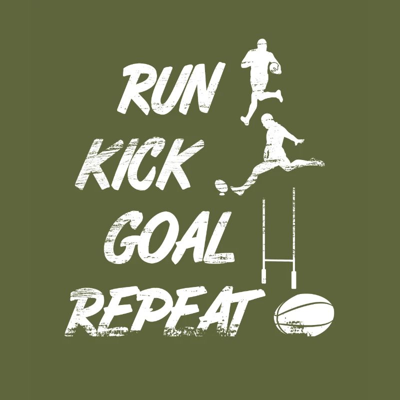 Rugby player routine