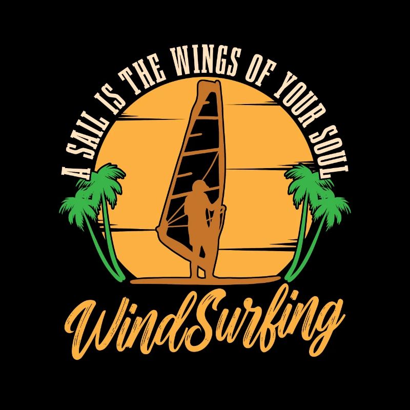 La planche à voile est les ailes de votre planche de surf