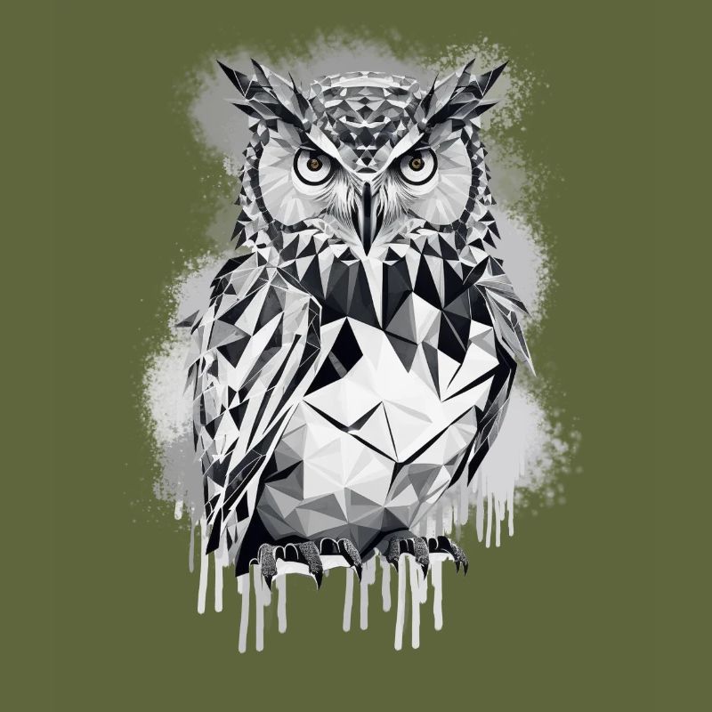 Geometric owl