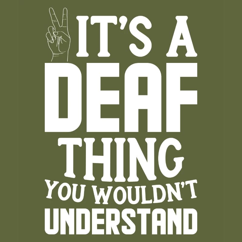Deaf Pride ASL Gebärdensprache