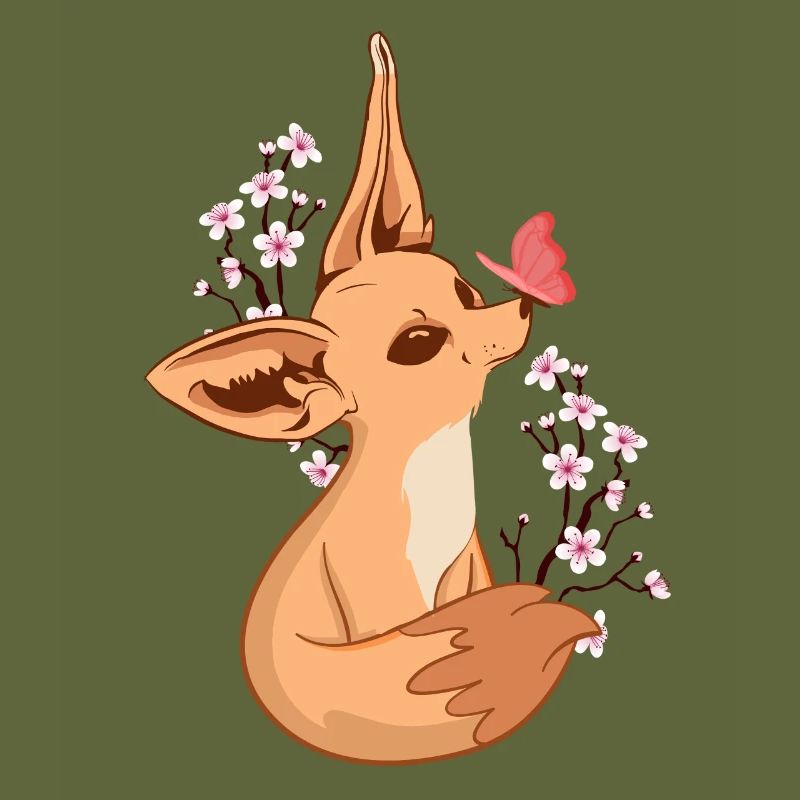 Fennek Fox Japanese Cherry Fennek Foxes