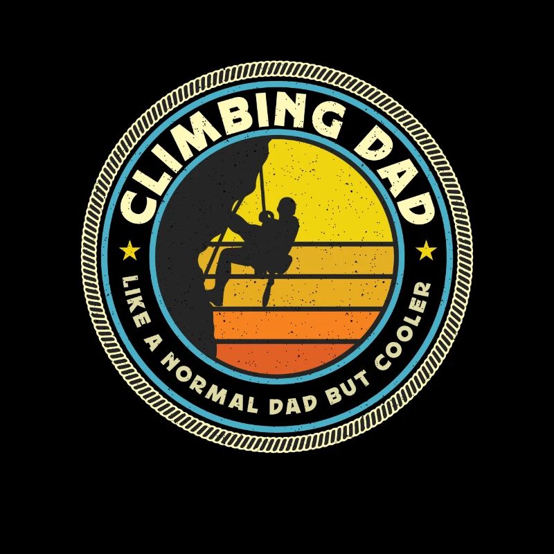 Papa grimpeur intérieur comme un père normal mais Boulder