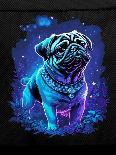 Mystical Cute Pug Dog
