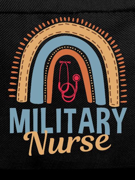 Cute Military Nurse Rainbow
