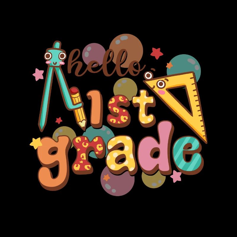 Hello 1st Grade Back To School First Day
