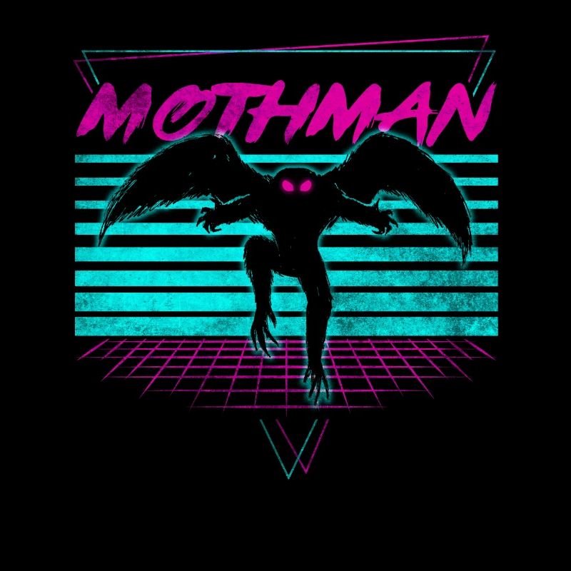 Mothman Crypto Cryptozoology Retro