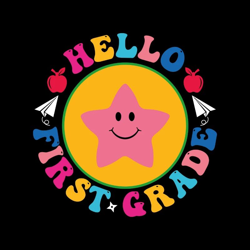 Hello 1st Grade Back To School First Day
