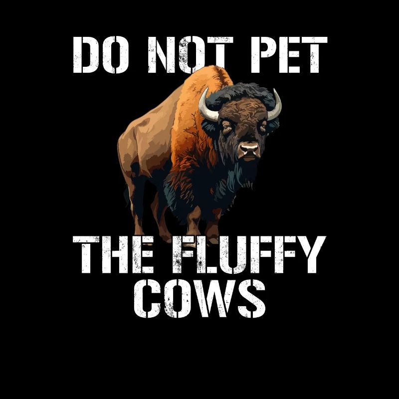 do not pet the fluffy cows