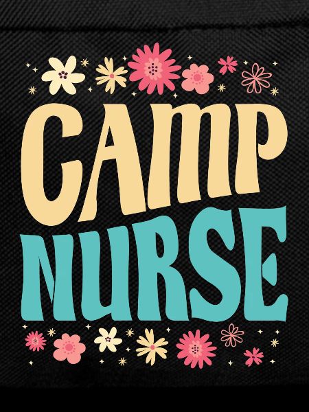 Camping Nurse Floral Design