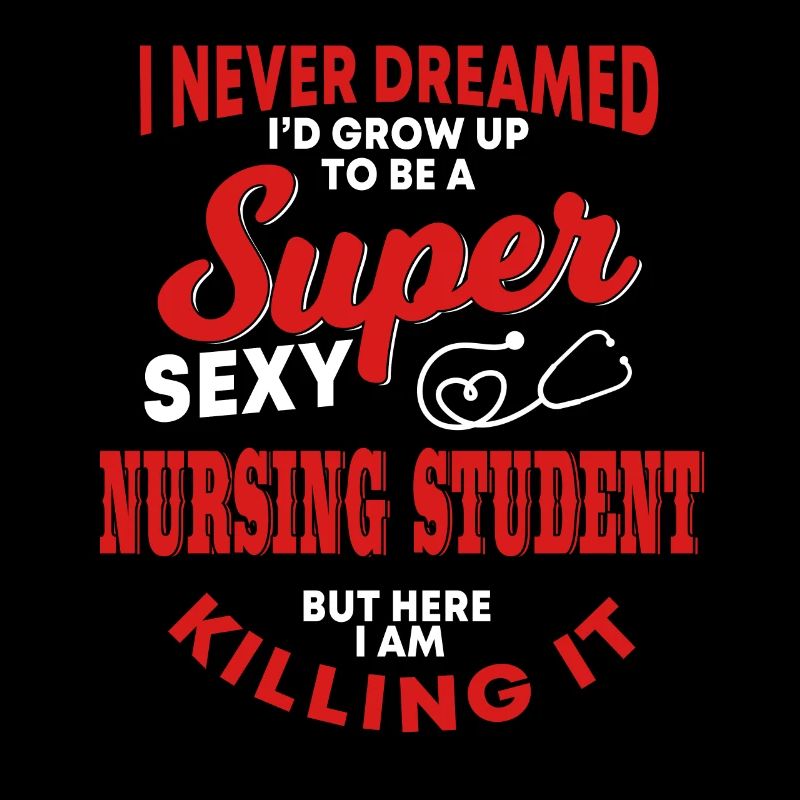 Funny nursing student who