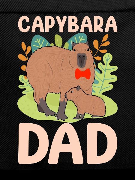 Funny Capybara Papa Papa