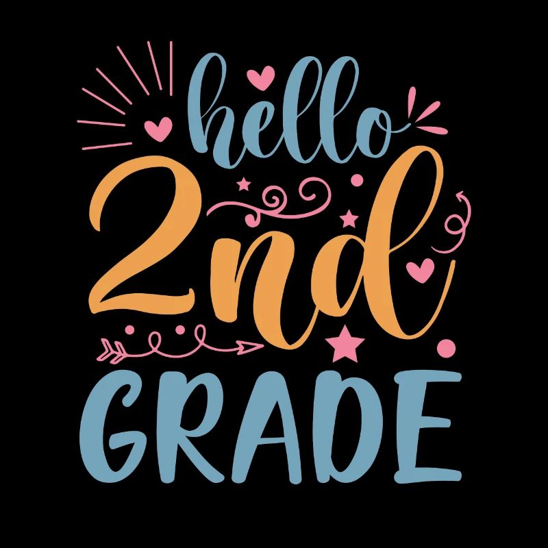 Second Grade Rainbow Girls Boys Teacher Team 2nd