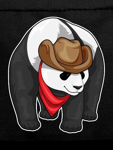 Panda Cowboy Cowboy Hat